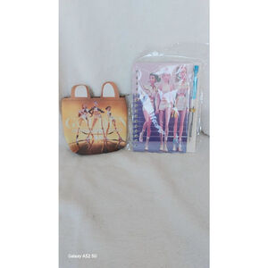 The hunt is on with Rumi, Mira, and Zoey KPop Demon Hunters notebook & coinpurse